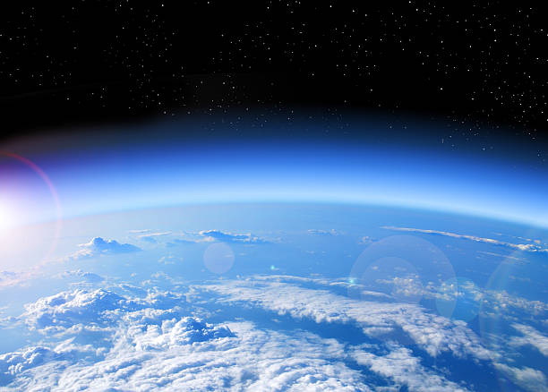 Earth atmosphere from space